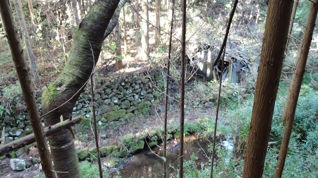 物置小屋の跡