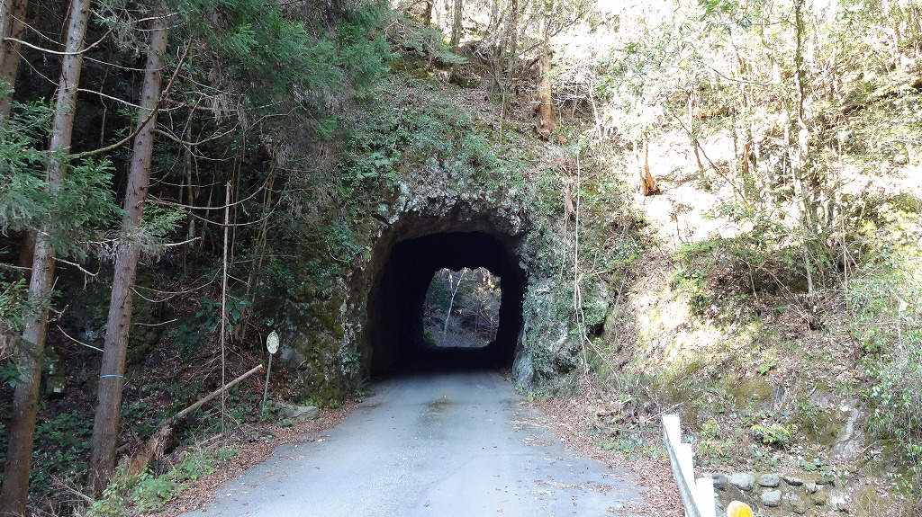 現道の隧道　下流側